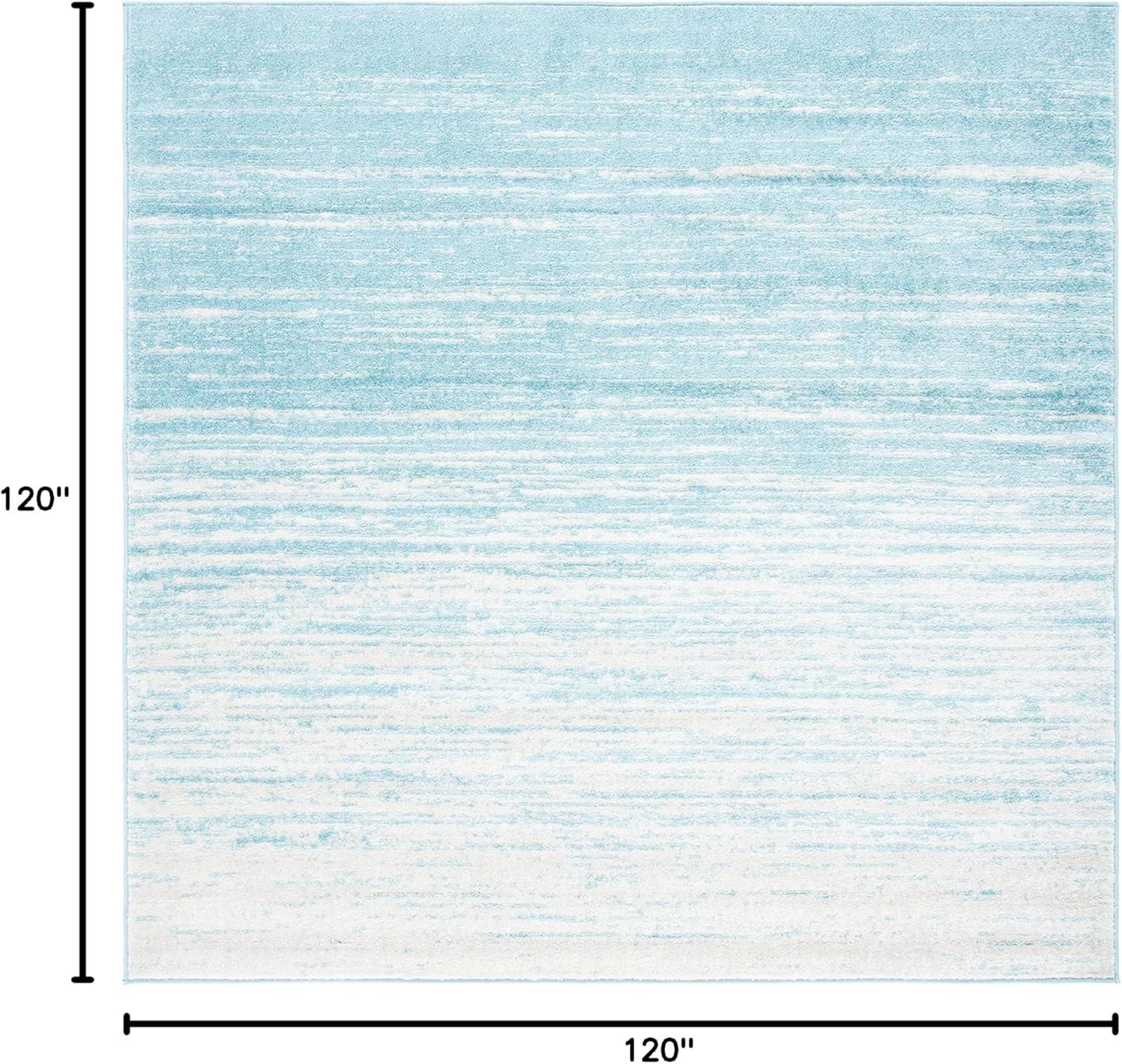 image:imageSAFAVIEH Area Rug 9x12 Adirondack Collection Large Navy amp Grey Modern Ombre Design Non Shedding amp Easy to Clean Ideal for Living Room Bedroom Office Dining Space ADR113EAquaIvory