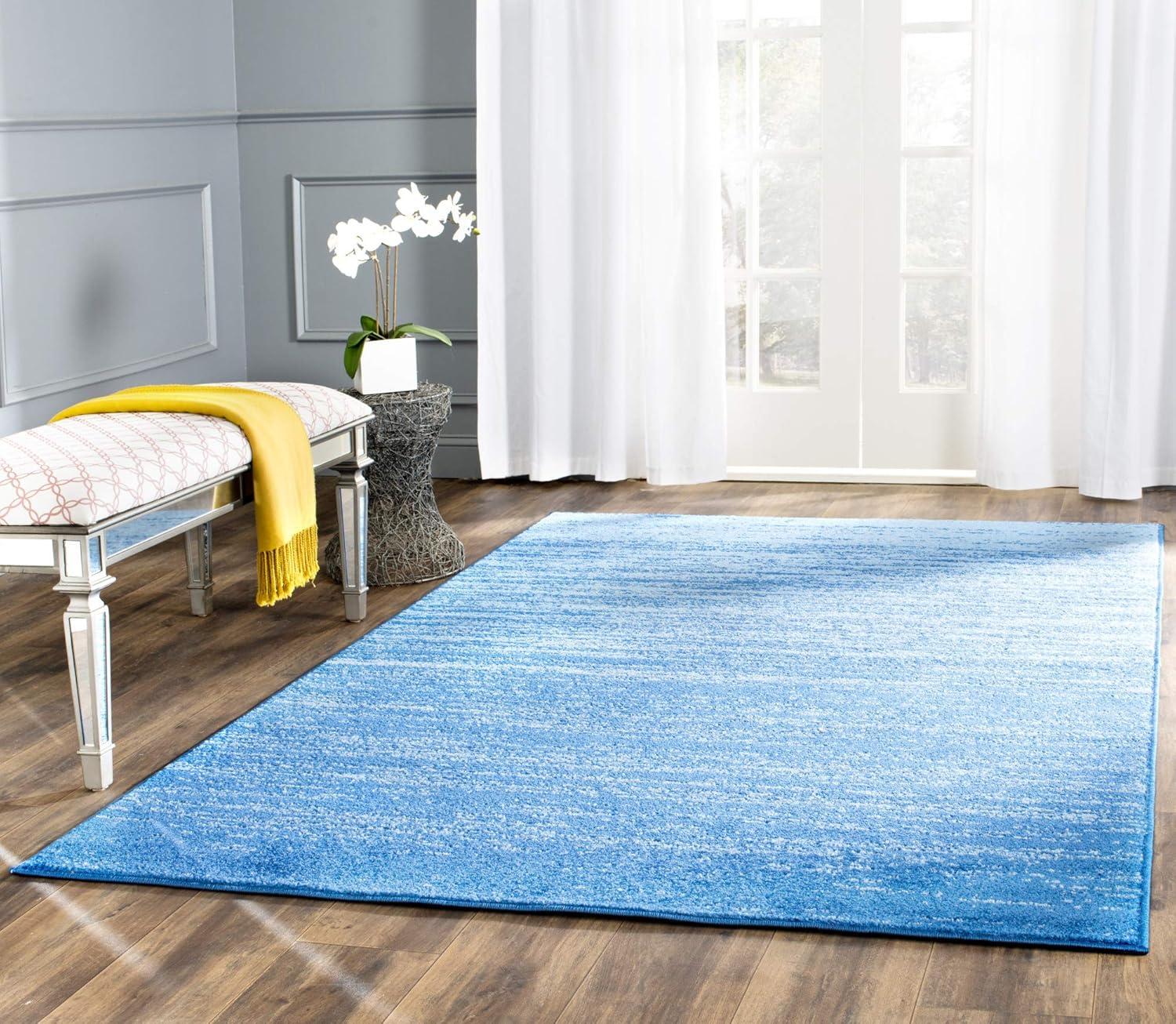image:imageSAFAVIEH Area Rug 9x12 Adirondack Collection Large Navy amp Grey Modern Ombre Design Non Shedding amp Easy to Clean Ideal for Living Room Bedroom Office Dining Space ADR113ELight BlueDark Blue