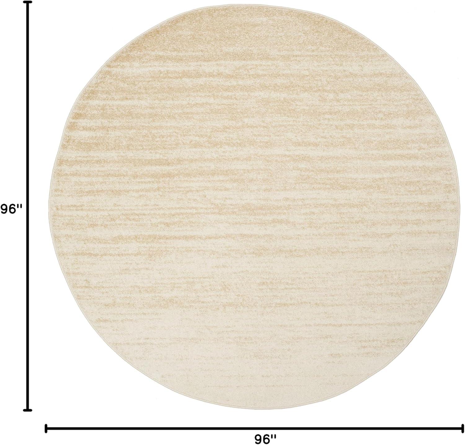 image:imageSAFAVIEH Area Rug 9x12 Adirondack Collection Large Navy amp Grey Modern Ombre Design Non Shedding amp Easy to Clean Ideal for Living Room Bedroom Office Dining Space ADR113EChampagneCream