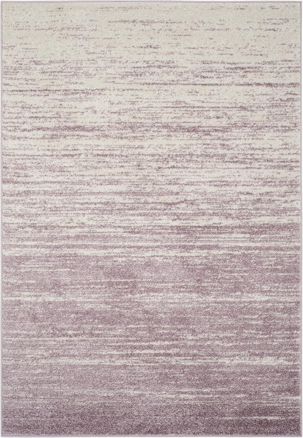 image:imageSAFAVIEH Area Rug 9x12 Adirondack Collection Large Navy amp Grey Modern Ombre Design Non Shedding amp Easy to Clean Ideal for Living Room Bedroom Office Dining Space ADR113ECreamPurple