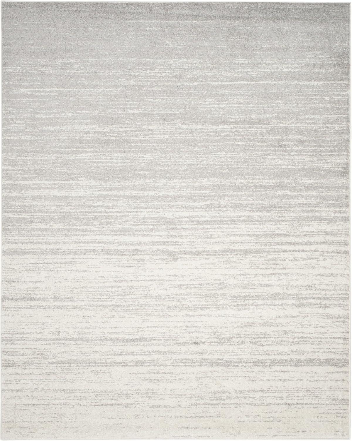 image:imageSAFAVIEH Area Rug 9x12 Adirondack Collection Large Navy amp Grey Modern Ombre Design Non Shedding amp Easy to Clean Ideal for Living Room Bedroom Office Dining Space ADR113EIvorySilver