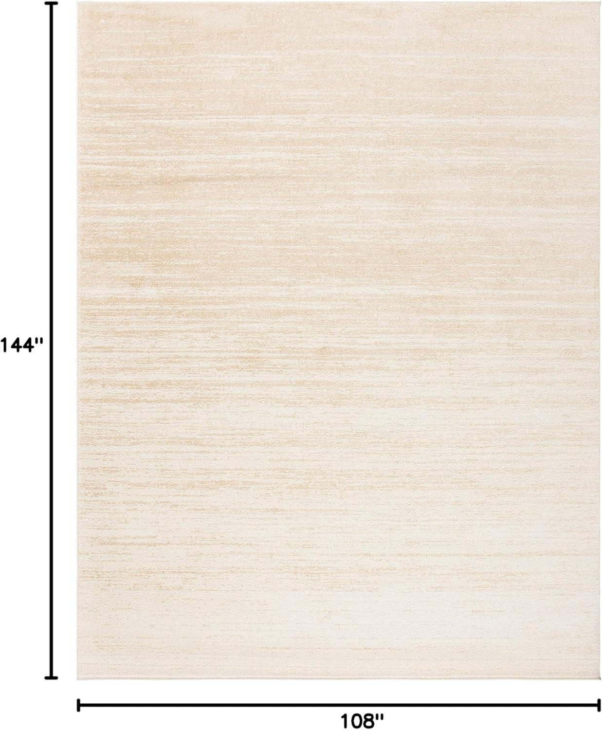 image:imageSAFAVIEH Area Rug 9x12 Adirondack Collection Large Navy amp Grey Modern Ombre Design Non Shedding amp Easy to Clean Ideal for Living Room Bedroom Office Dining Space ADR113EChampagneCream