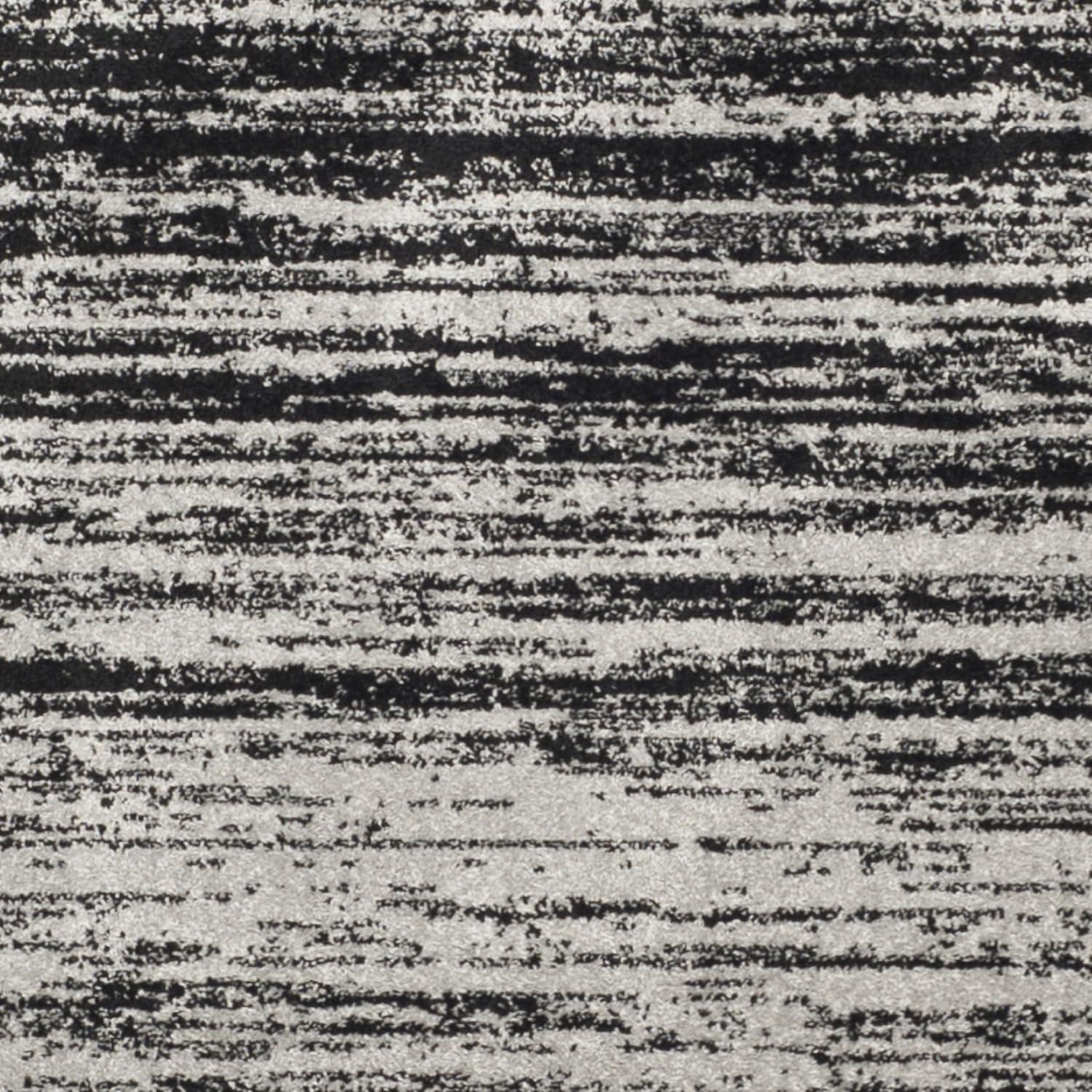 image:imageSAFAVIEH Area Rug 9x12 Adirondack Collection Large Navy amp Grey Modern Ombre Design Non Shedding amp Easy to Clean Ideal for Living Room Bedroom Office Dining Space ADR113ESilverBlack