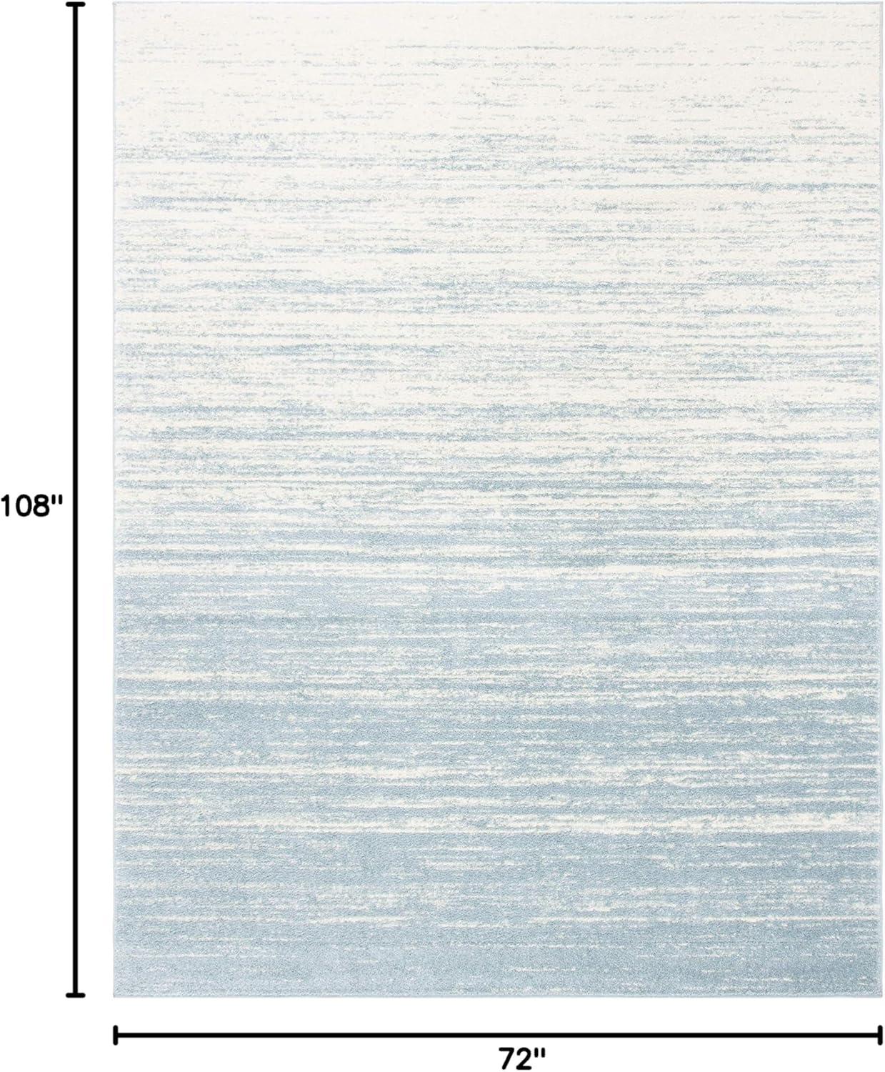image:imageSAFAVIEH Area Rug 9x12 Adirondack Collection Large Navy amp Grey Modern Ombre Design Non Shedding amp Easy to Clean Ideal for Living Room Bedroom Office Dining Space ADR113ESlateCream