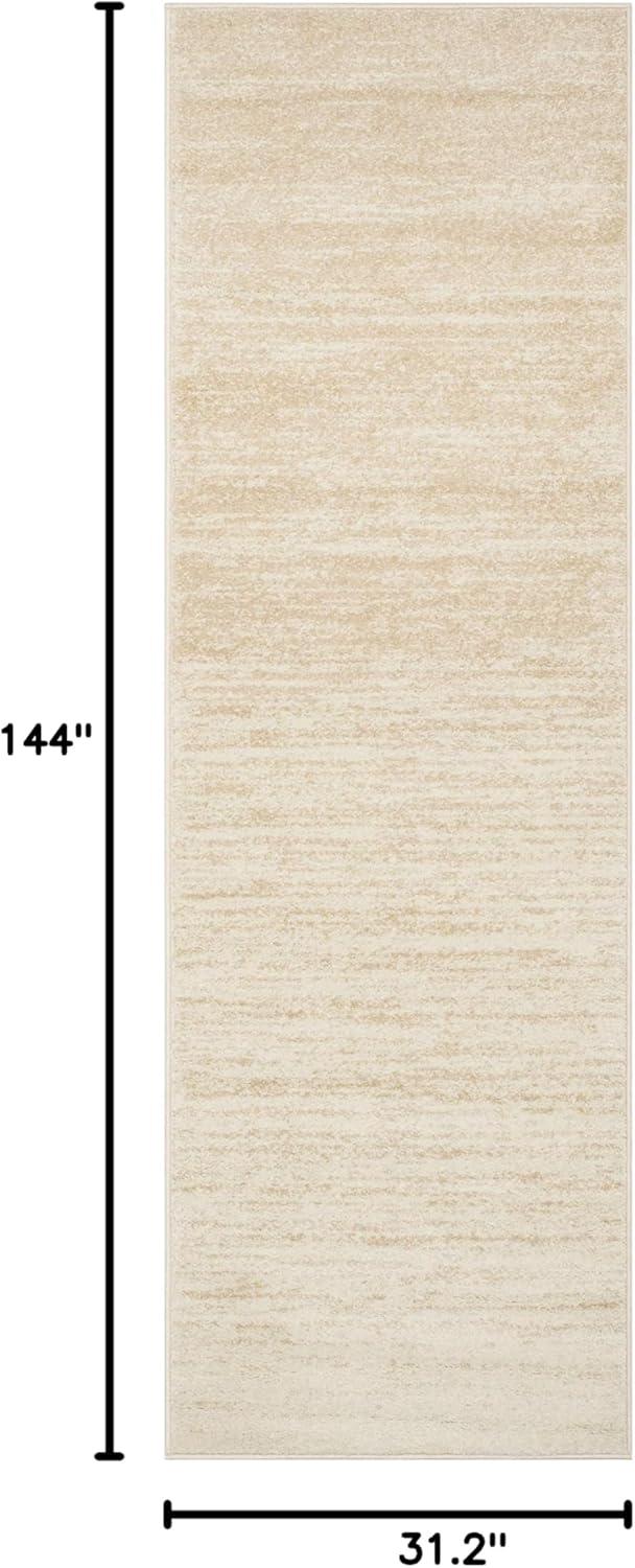 image:imageSAFAVIEH Area Rug 9x12 Adirondack Collection Large Navy amp Grey Modern Ombre Design Non Shedding amp Easy to Clean Ideal for Living Room Bedroom Office Dining Space ADR113EChampagneCream
