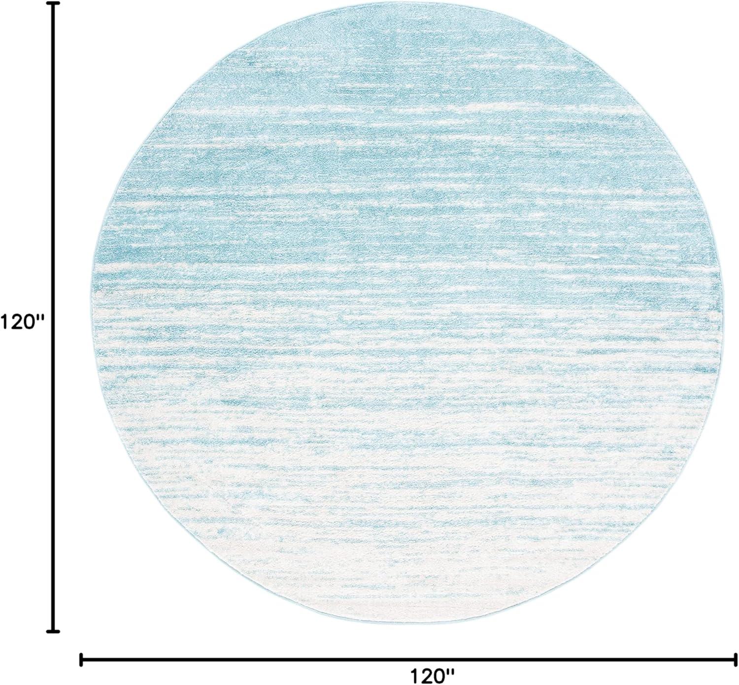 image:imageSAFAVIEH Area Rug 9x12 Adirondack Collection Large Navy amp Grey Modern Ombre Design Non Shedding amp Easy to Clean Ideal for Living Room Bedroom Office Dining Space ADR113EAquaIvory