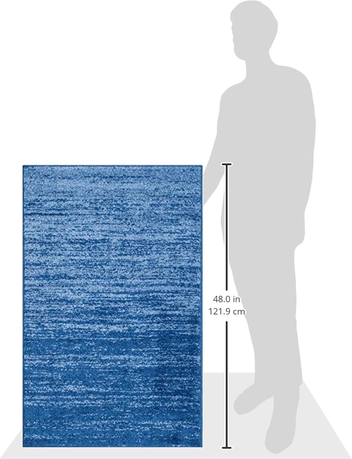 image:imageSAFAVIEH Area Rug 9x12 Adirondack Collection Large Navy amp Grey Modern Ombre Design Non Shedding amp Easy to Clean Ideal for Living Room Bedroom Office Dining Space ADR113ELight BlueDark Blue