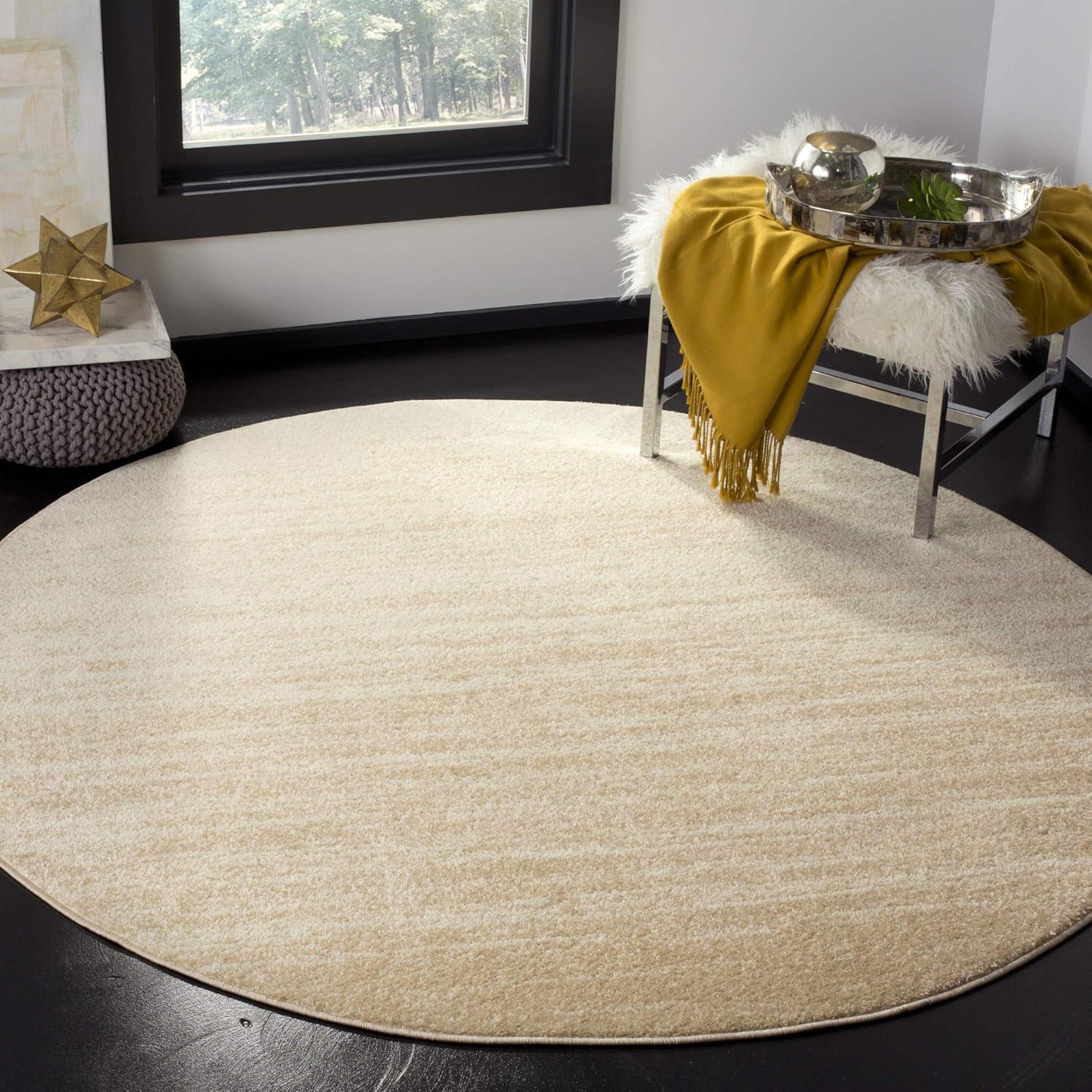 image:imageSAFAVIEH Area Rug 9x12 Adirondack Collection Large Navy amp Grey Modern Ombre Design Non Shedding amp Easy to Clean Ideal for Living Room Bedroom Office Dining Space ADR113ECreamPurple