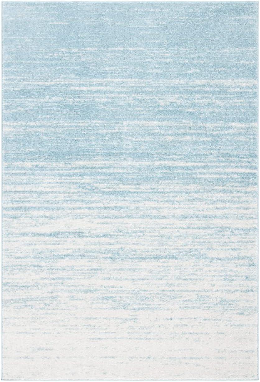 image:imageSAFAVIEH Area Rug 9x12 Adirondack Collection Large Navy amp Grey Modern Ombre Design Non Shedding amp Easy to Clean Ideal for Living Room Bedroom Office Dining Space ADR113EAquaIvory