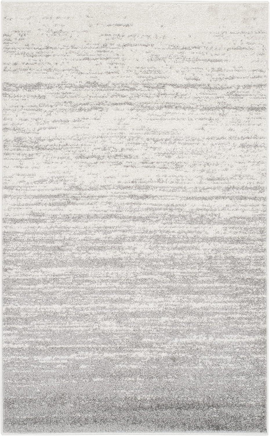 image:imageSAFAVIEH Area Rug 9x12 Adirondack Collection Large Navy amp Grey Modern Ombre Design Non Shedding amp Easy to Clean Ideal for Living Room Bedroom Office Dining Space ADR113EIvorySilver