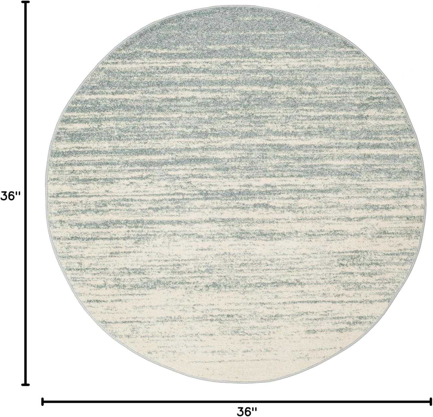 image:imageSAFAVIEH Area Rug 9x12 Adirondack Collection Large Navy amp Grey Modern Ombre Design Non Shedding amp Easy to Clean Ideal for Living Room Bedroom Office Dining Space ADR113ESlateCream