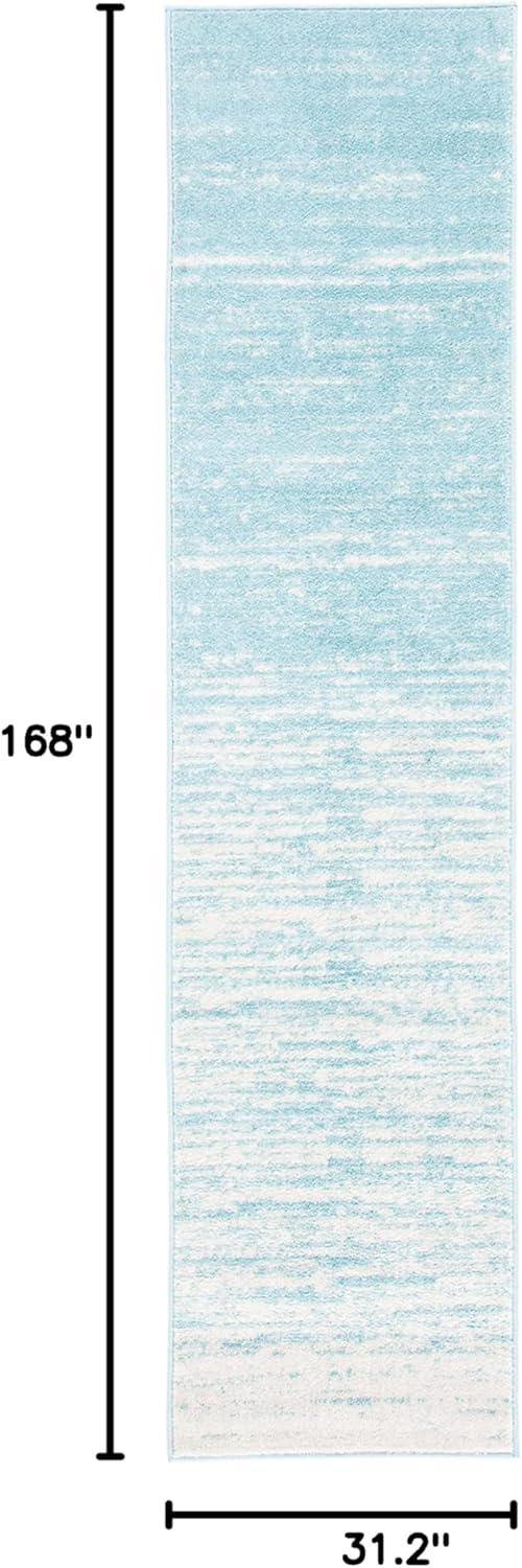 image:imageSAFAVIEH Area Rug 9x12 Adirondack Collection Large Navy amp Grey Modern Ombre Design Non Shedding amp Easy to Clean Ideal for Living Room Bedroom Office Dining Space ADR113EAquaIvory