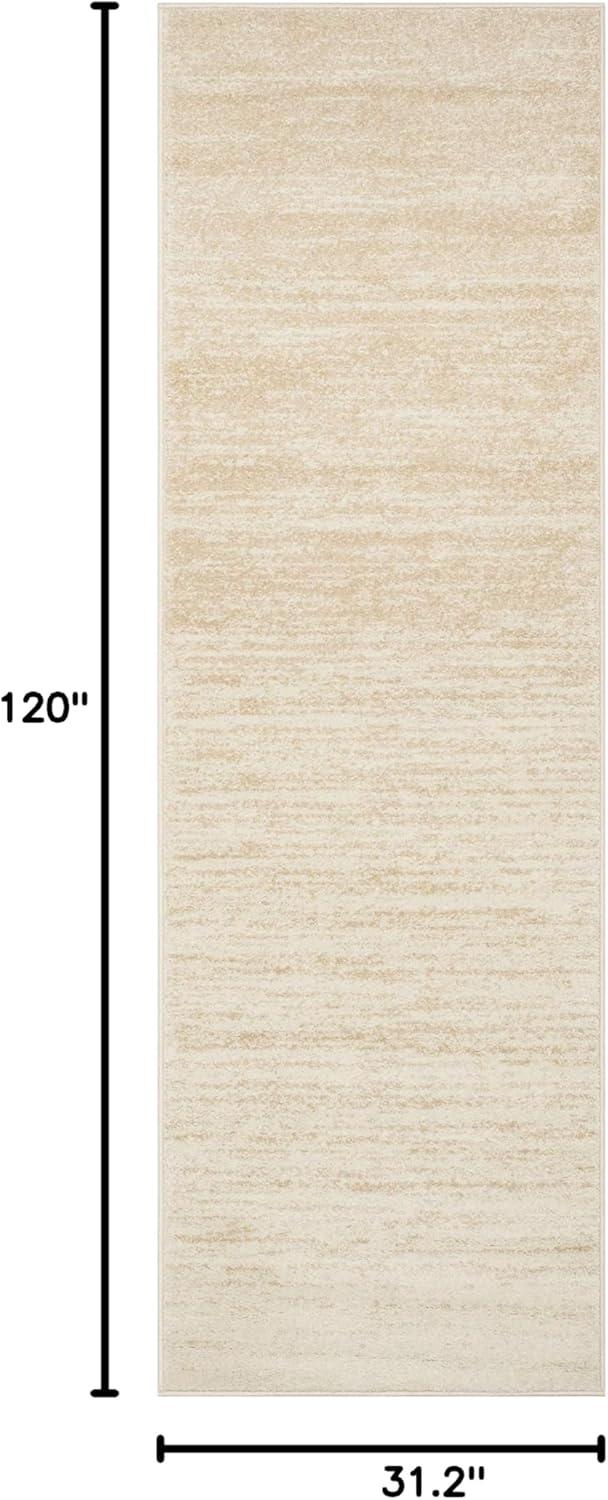 image:imageSAFAVIEH Area Rug 9x12 Adirondack Collection Large Navy amp Grey Modern Ombre Design Non Shedding amp Easy to Clean Ideal for Living Room Bedroom Office Dining Space ADR113EChampagneCream