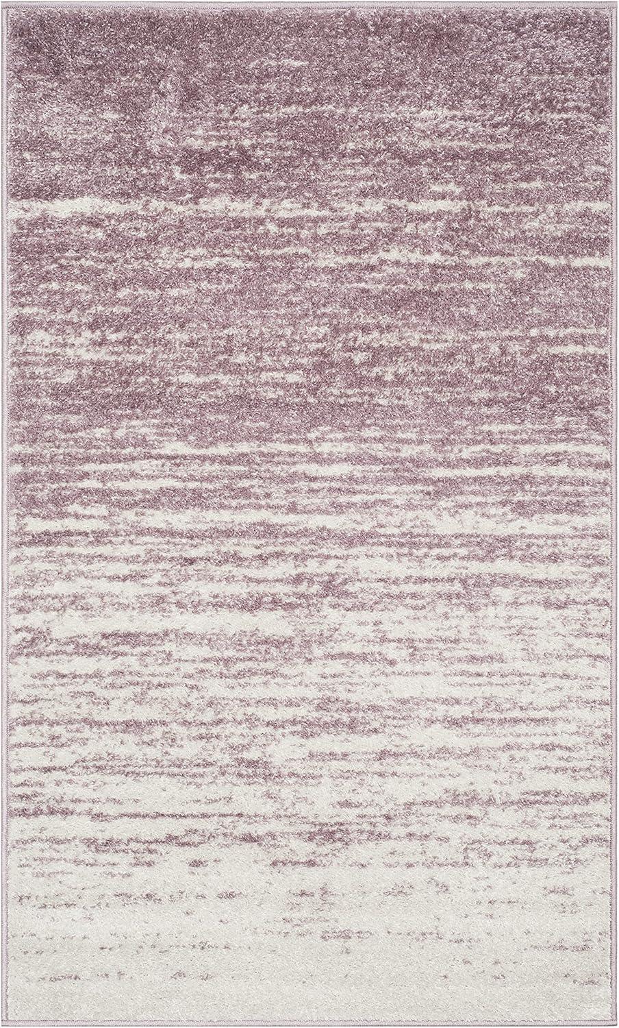 image:imageSAFAVIEH Area Rug 9x12 Adirondack Collection Large Navy amp Grey Modern Ombre Design Non Shedding amp Easy to Clean Ideal for Living Room Bedroom Office Dining Space ADR113ECreamPurple