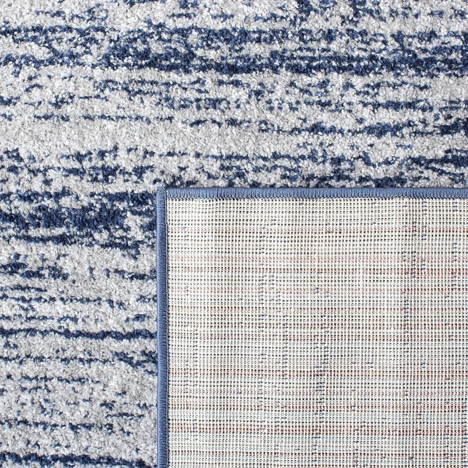 image:imageSAFAVIEH Area Rug 9x12 Adirondack Collection Large Navy amp Grey Modern Ombre Design Non Shedding amp Easy to Clean Ideal for Living Room Bedroom Office Dining Space ADR113ENavyGrey