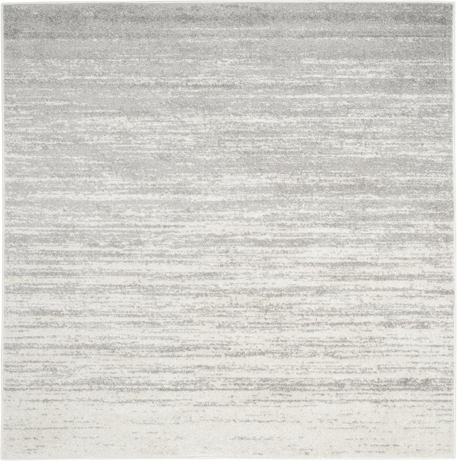 image:imageSAFAVIEH Area Rug 9x12 Adirondack Collection Large Navy amp Grey Modern Ombre Design Non Shedding amp Easy to Clean Ideal for Living Room Bedroom Office Dining Space ADR113EIvorySilver