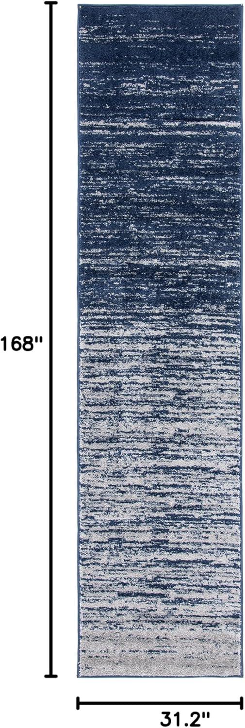 image:imageSAFAVIEH Area Rug 9x12 Adirondack Collection Large Navy amp Grey Modern Ombre Design Non Shedding amp Easy to Clean Ideal for Living Room Bedroom Office Dining Space ADR113ENavyGrey