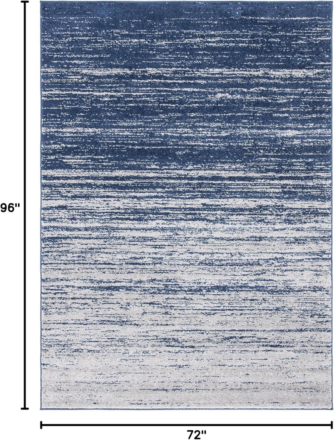 image:imageSAFAVIEH Area Rug 9x12 Adirondack Collection Large Navy amp Grey Modern Ombre Design Non Shedding amp Easy to Clean Ideal for Living Room Bedroom Office Dining Space ADR113ENavyGrey