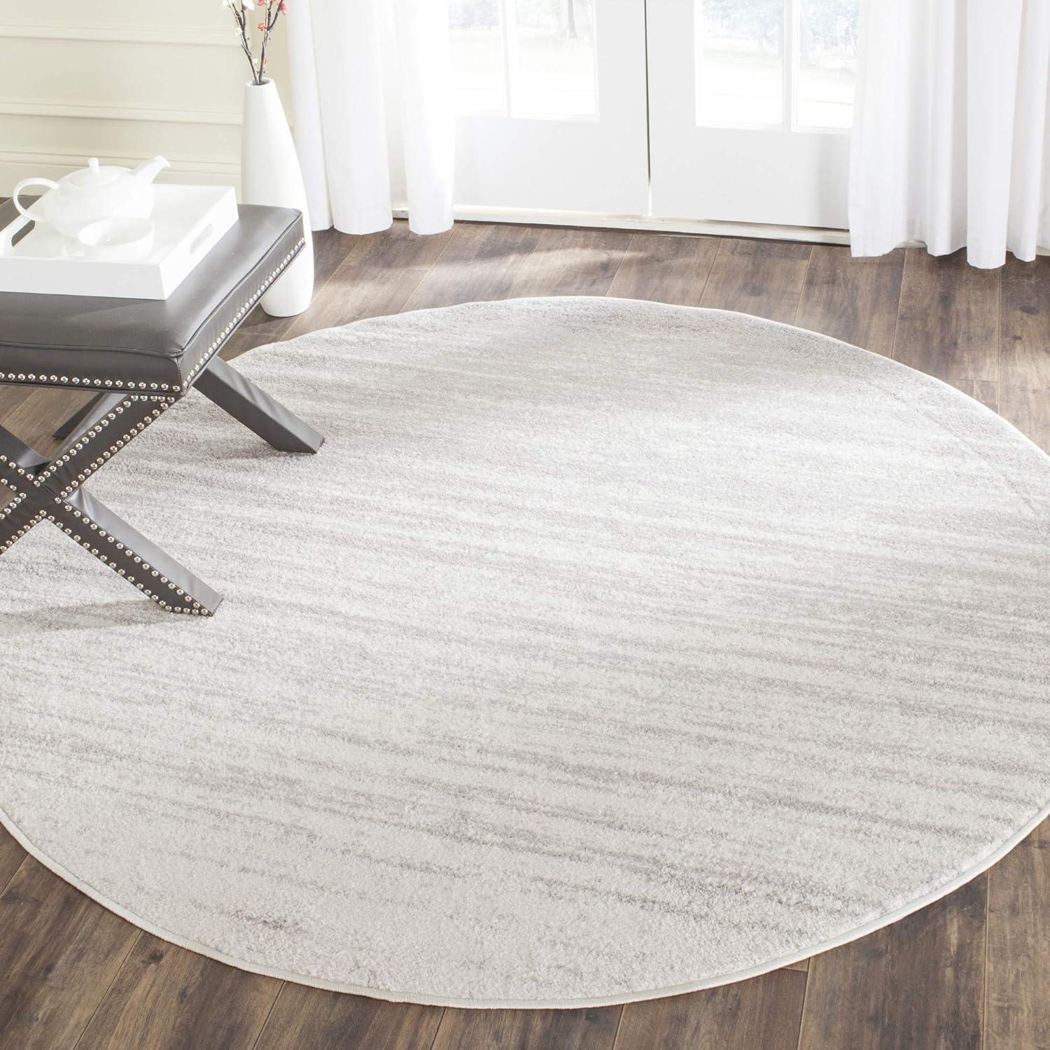 image:imageSAFAVIEH Area Rug 9x12 Adirondack Collection Large Navy amp Grey Modern Ombre Design Non Shedding amp Easy to Clean Ideal for Living Room Bedroom Office Dining Space ADR113EIvorySilver