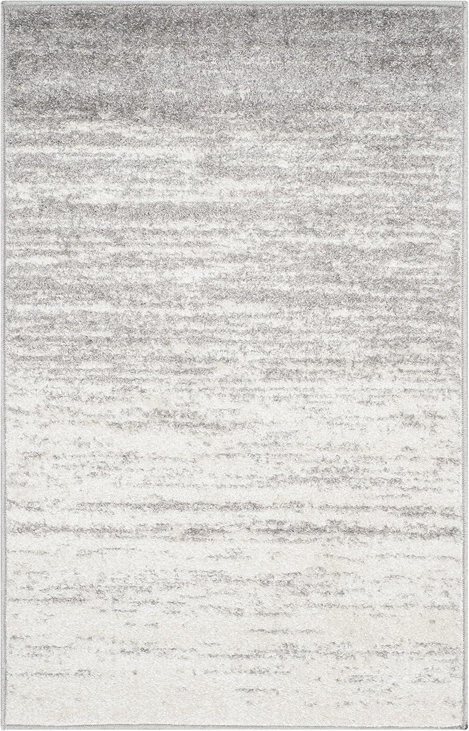 image:imageSAFAVIEH Area Rug 9x12 Adirondack Collection Large Navy amp Grey Modern Ombre Design Non Shedding amp Easy to Clean Ideal for Living Room Bedroom Office Dining Space ADR113EIvorySilver