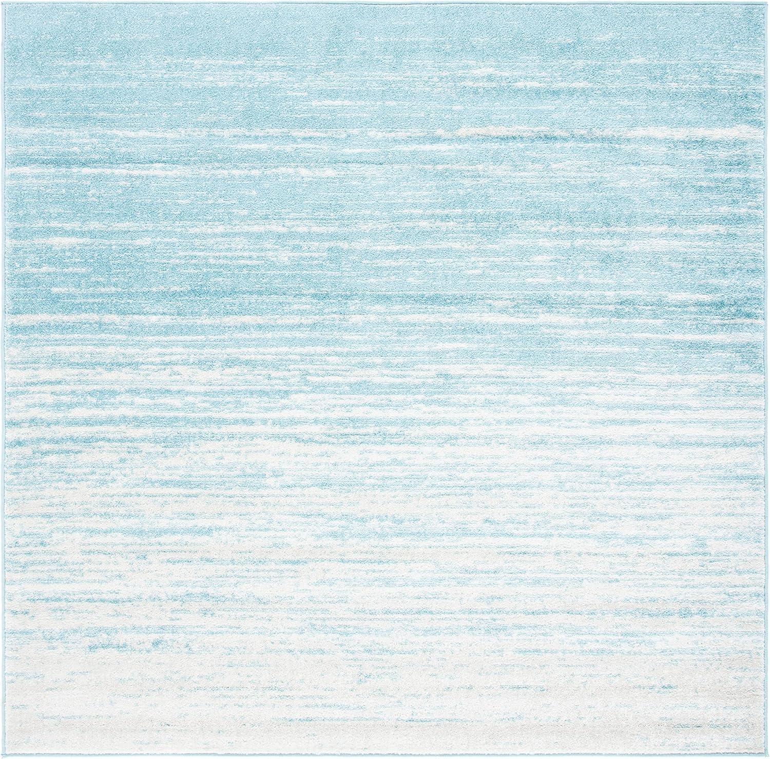 image:imageSAFAVIEH Area Rug 9x12 Adirondack Collection Large Navy amp Grey Modern Ombre Design Non Shedding amp Easy to Clean Ideal for Living Room Bedroom Office Dining Space ADR113EAquaIvory