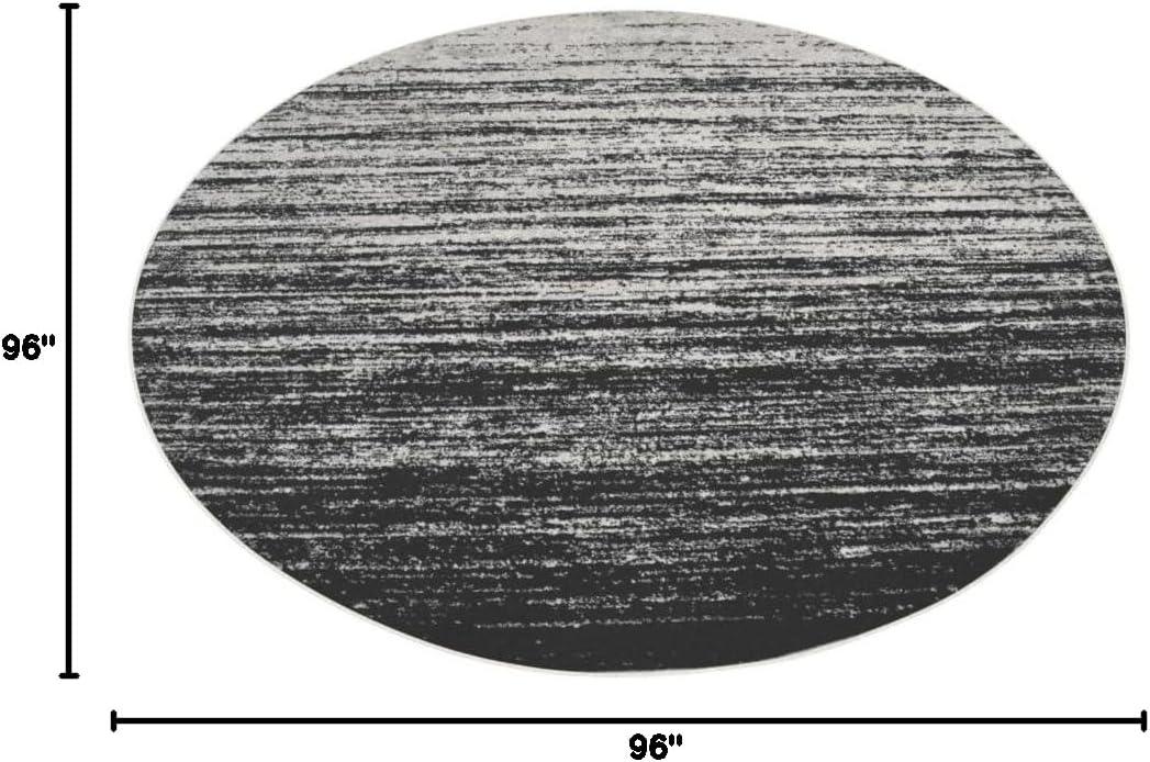 image:imageSAFAVIEH Area Rug 9x12 Adirondack Collection Large Navy amp Grey Modern Ombre Design Non Shedding amp Easy to Clean Ideal for Living Room Bedroom Office Dining Space ADR113ESilverBlack