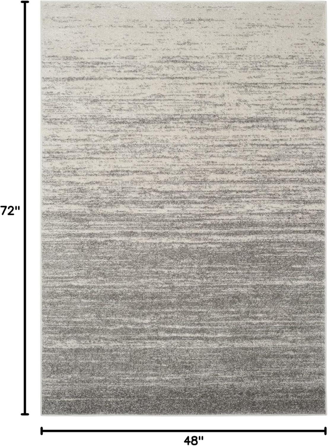 image:imageSAFAVIEH Area Rug 9x12 Adirondack Collection Large Navy amp Grey Modern Ombre Design Non Shedding amp Easy to Clean Ideal for Living Room Bedroom Office Dining Space ADR113ELight GreyGrey