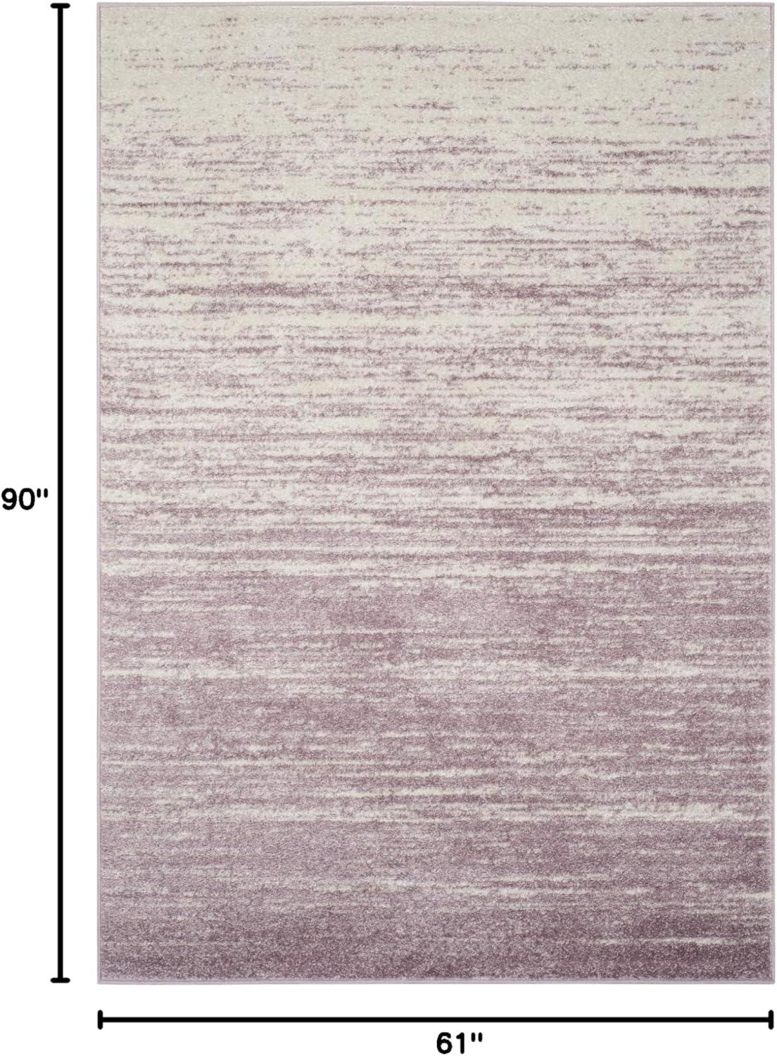 image:imageSAFAVIEH Area Rug 9x12 Adirondack Collection Large Navy amp Grey Modern Ombre Design Non Shedding amp Easy to Clean Ideal for Living Room Bedroom Office Dining Space ADR113ECreamPurple