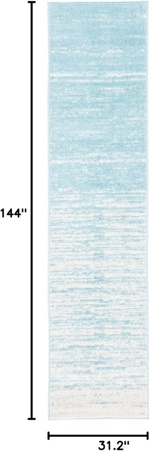 image:imageSAFAVIEH Area Rug 9x12 Adirondack Collection Large Navy amp Grey Modern Ombre Design Non Shedding amp Easy to Clean Ideal for Living Room Bedroom Office Dining Space ADR113EAquaIvory