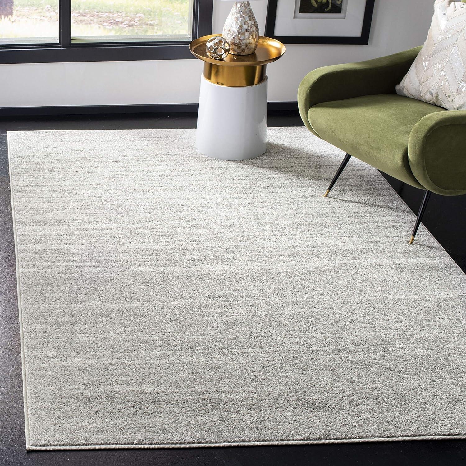 image:imageSAFAVIEH Area Rug 9x12 Adirondack Collection Large Navy amp Grey Modern Ombre Design Non Shedding amp Easy to Clean Ideal for Living Room Bedroom Office Dining Space ADR113ELight GreyGrey