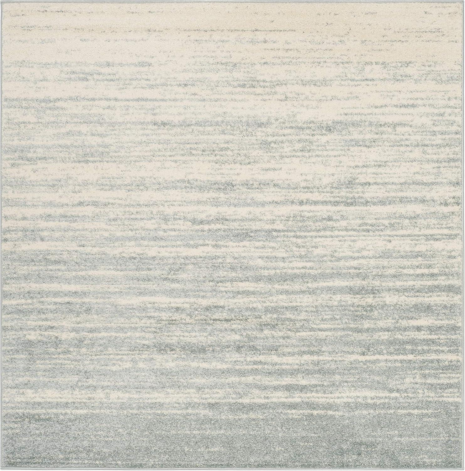 image:imageSAFAVIEH Area Rug 9x12 Adirondack Collection Large Navy amp Grey Modern Ombre Design Non Shedding amp Easy to Clean Ideal for Living Room Bedroom Office Dining Space ADR113ESlateCream