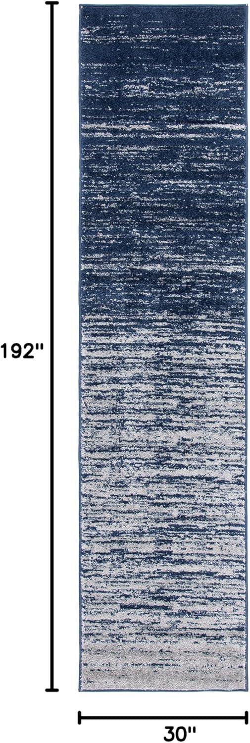image:imageSAFAVIEH Area Rug 9x12 Adirondack Collection Large Navy amp Grey Modern Ombre Design Non Shedding amp Easy to Clean Ideal for Living Room Bedroom Office Dining Space ADR113ENavyGrey