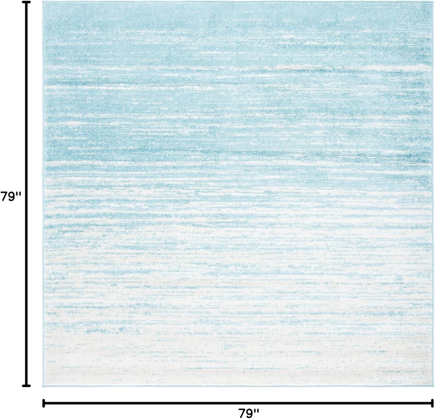 image:imageSAFAVIEH Area Rug 9x12 Adirondack Collection Large Navy amp Grey Modern Ombre Design Non Shedding amp Easy to Clean Ideal for Living Room Bedroom Office Dining Space ADR113EAquaIvory