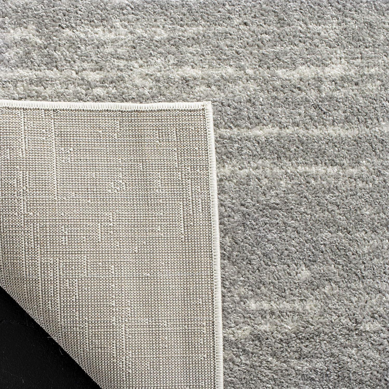 image:imageSAFAVIEH Area Rug 9x12 Adirondack Collection Large Navy amp Grey Modern Ombre Design Non Shedding amp Easy to Clean Ideal for Living Room Bedroom Office Dining Space ADR113ELight GreyGrey