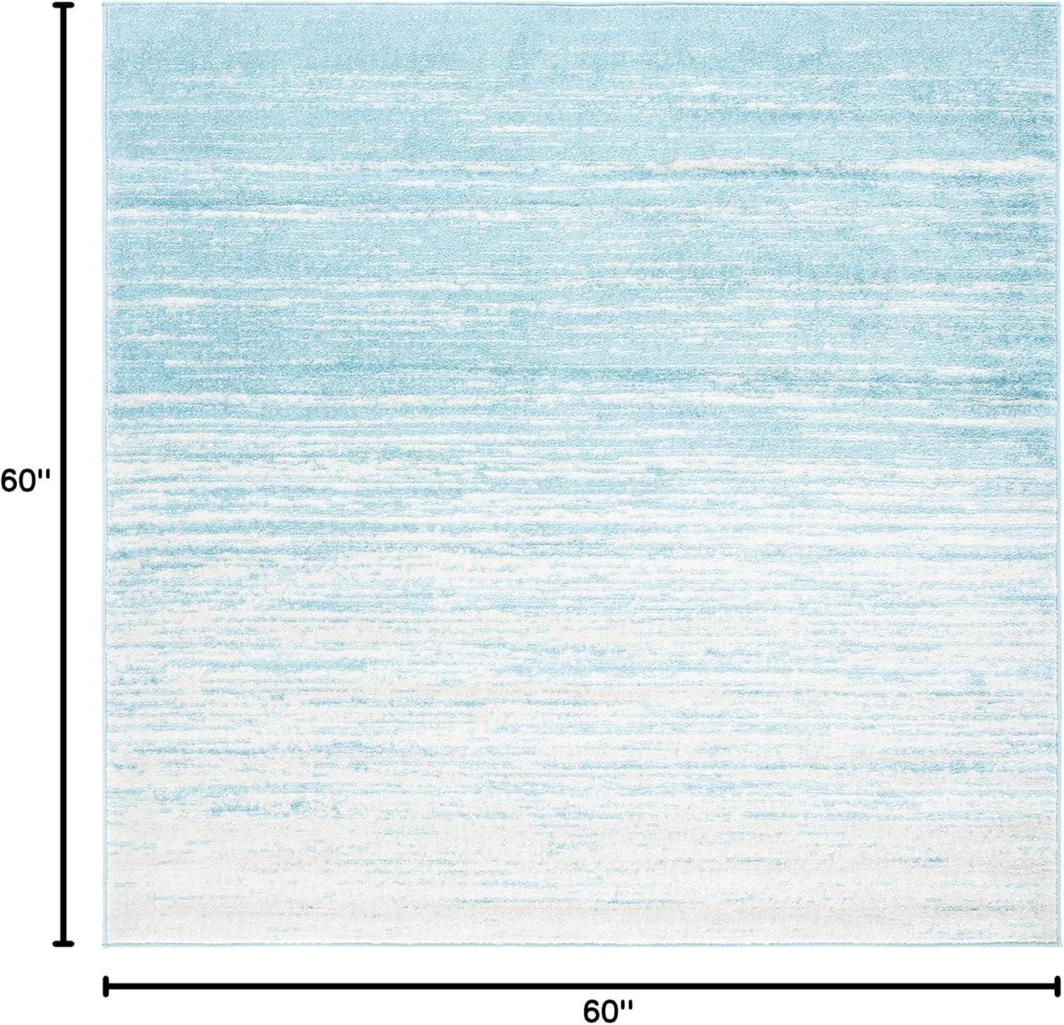image:imageSAFAVIEH Area Rug 9x12 Adirondack Collection Large Navy amp Grey Modern Ombre Design Non Shedding amp Easy to Clean Ideal for Living Room Bedroom Office Dining Space ADR113EAquaIvory