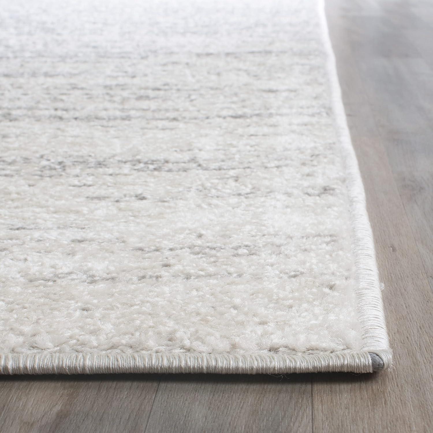 image:imageSAFAVIEH Area Rug 9x12 Adirondack Collection Large Navy amp Grey Modern Ombre Design Non Shedding amp Easy to Clean Ideal for Living Room Bedroom Office Dining Space ADR113EIvorySilver