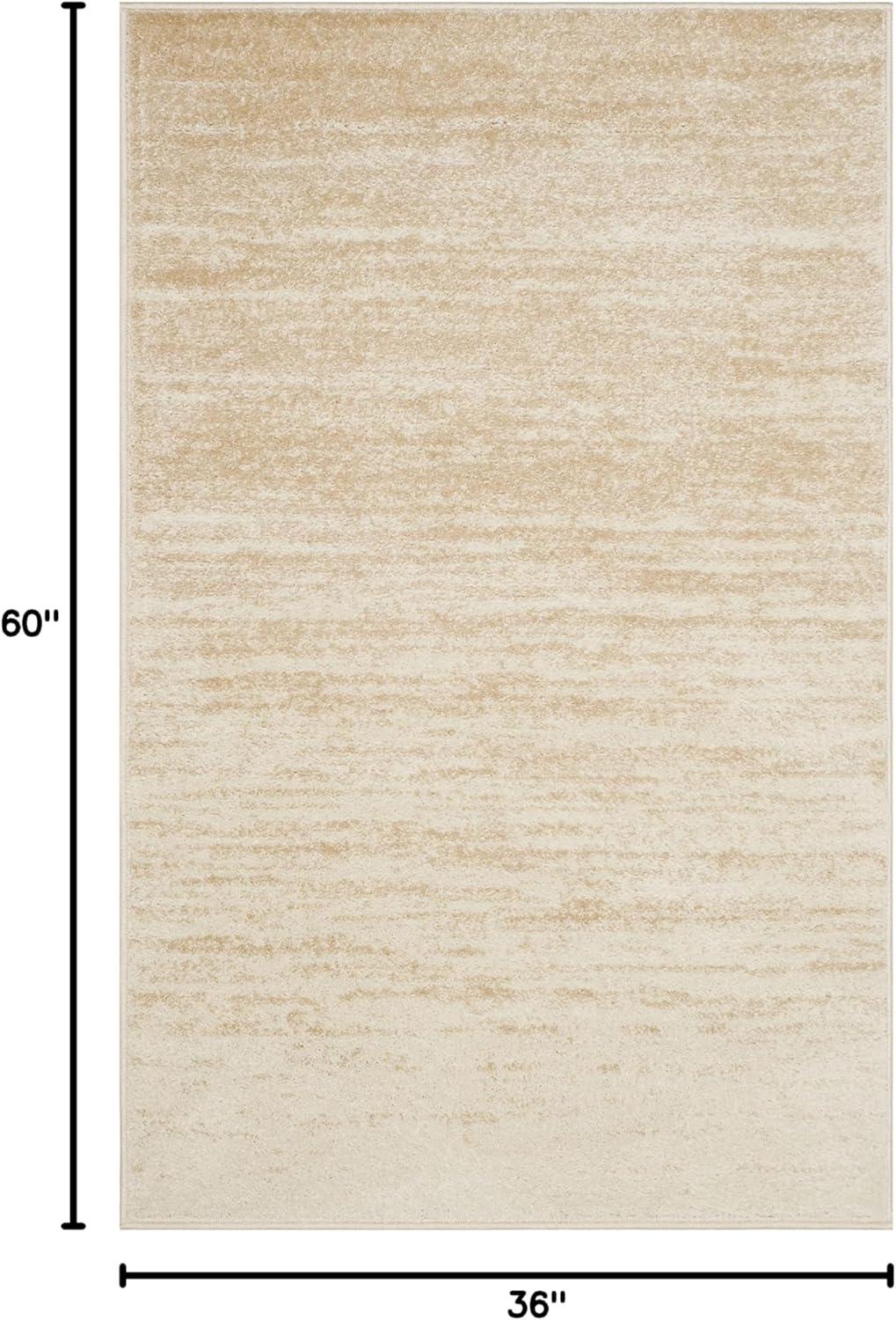 image:imageSAFAVIEH Area Rug 9x12 Adirondack Collection Large Navy amp Grey Modern Ombre Design Non Shedding amp Easy to Clean Ideal for Living Room Bedroom Office Dining Space ADR113EChampagneCream