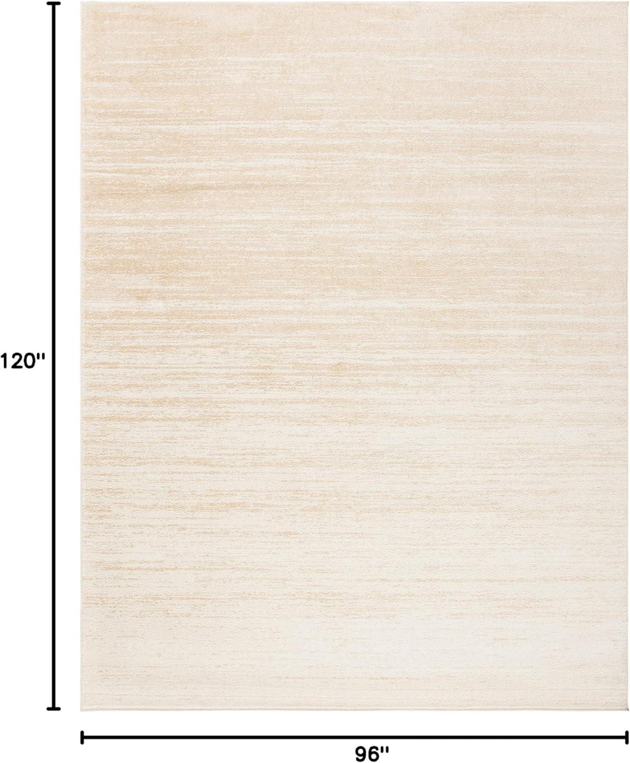 image:imageSAFAVIEH Area Rug 9x12 Adirondack Collection Large Navy amp Grey Modern Ombre Design Non Shedding amp Easy to Clean Ideal for Living Room Bedroom Office Dining Space ADR113EChampagneCream