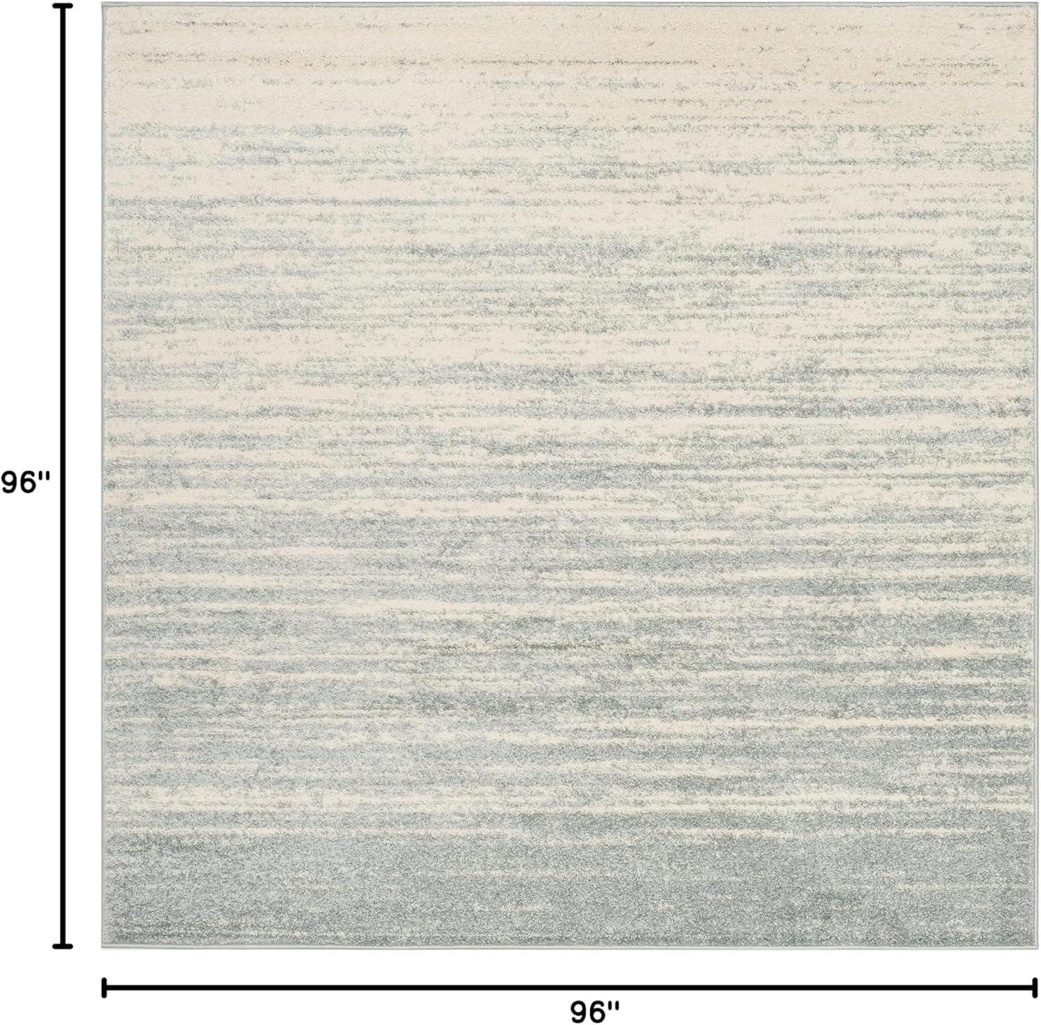 image:imageSAFAVIEH Area Rug 9x12 Adirondack Collection Large Navy amp Grey Modern Ombre Design Non Shedding amp Easy to Clean Ideal for Living Room Bedroom Office Dining Space ADR113ESlateCream