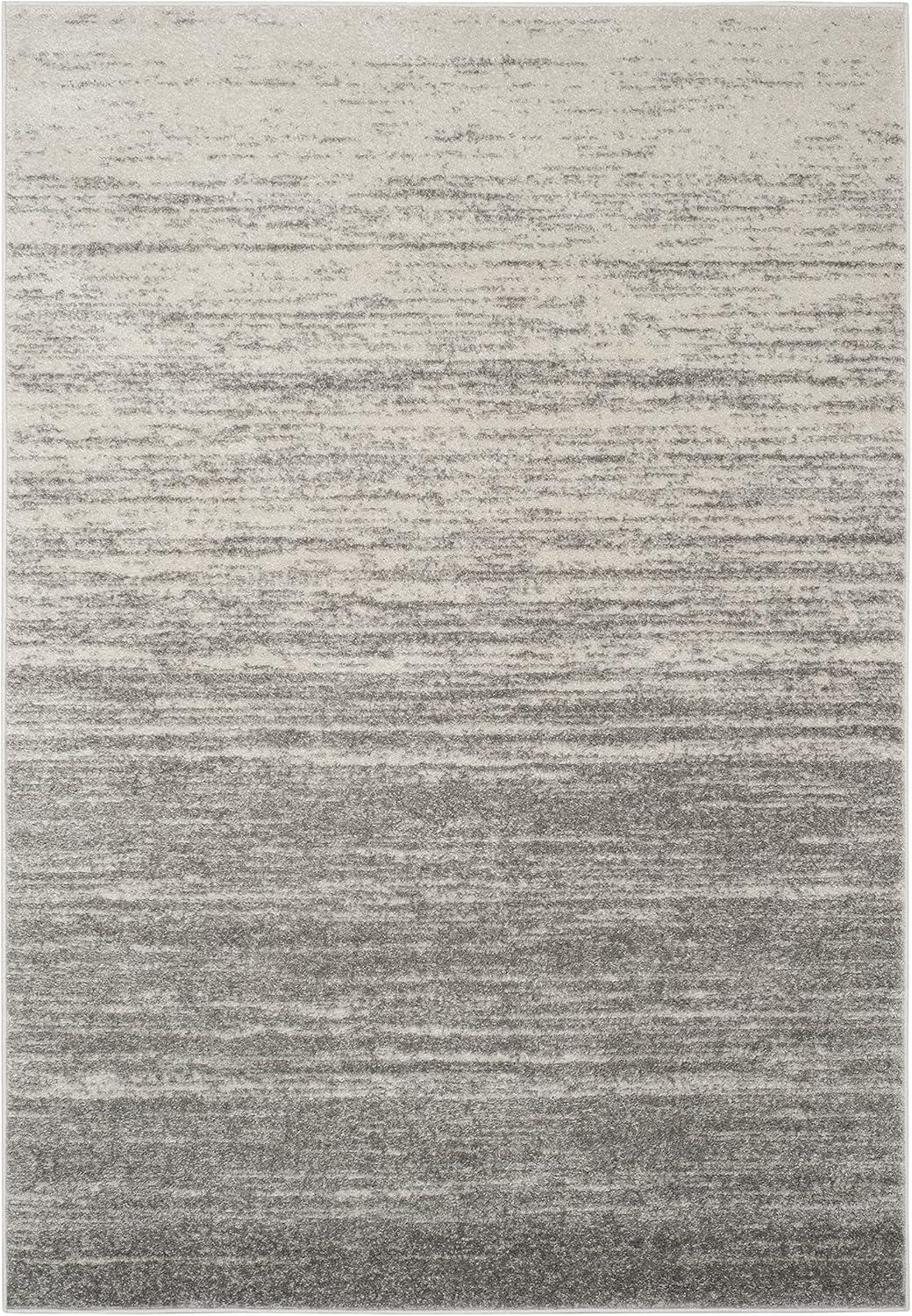 image:imageSAFAVIEH Area Rug 9x12 Adirondack Collection Large Navy amp Grey Modern Ombre Design Non Shedding amp Easy to Clean Ideal for Living Room Bedroom Office Dining Space ADR113ELight GreyGrey