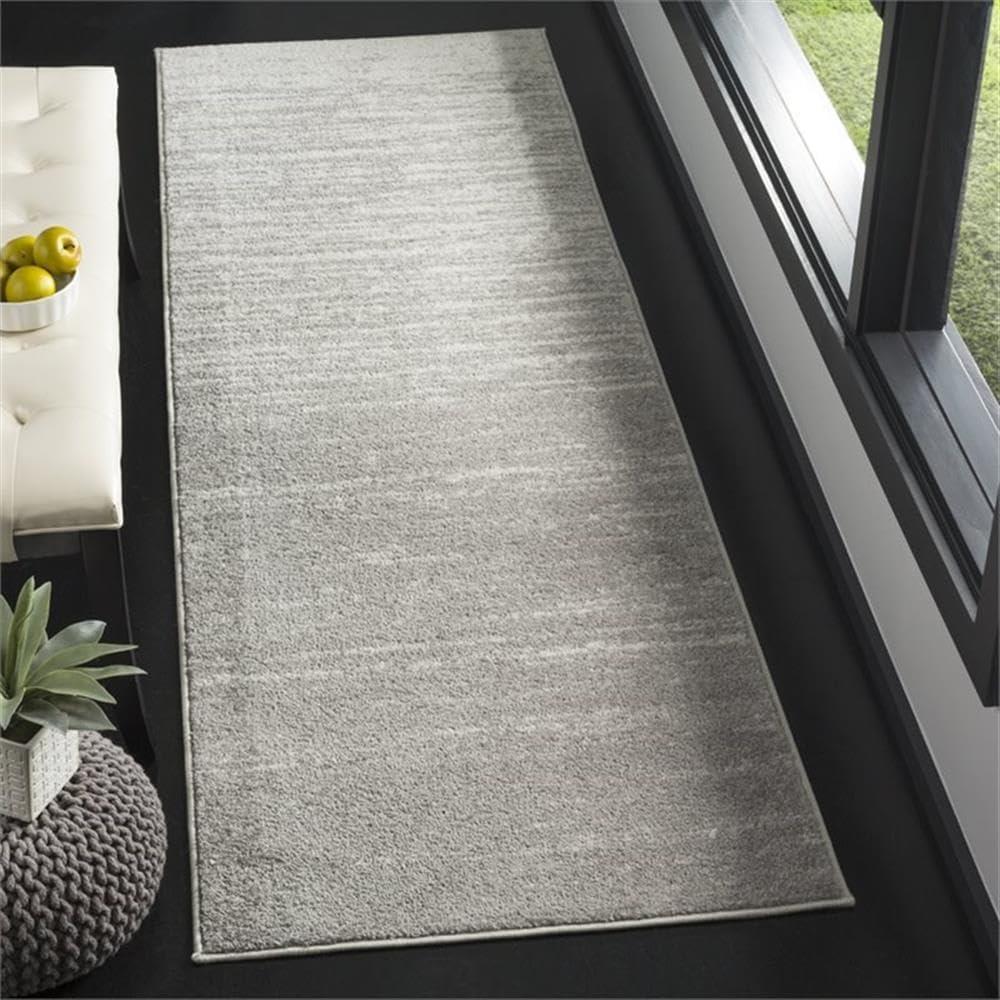 image:imageSAFAVIEH Area Rug 9x12 Adirondack Collection Large Navy amp Grey Modern Ombre Design Non Shedding amp Easy to Clean Ideal for Living Room Bedroom Office Dining Space ADR113ELight GreyGrey