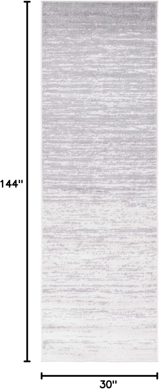 image:imageSAFAVIEH Area Rug 9x12 Adirondack Collection Large Navy amp Grey Modern Ombre Design Non Shedding amp Easy to Clean Ideal for Living Room Bedroom Office Dining Space ADR113EIvorySilver