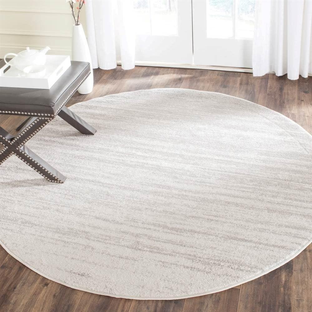 image:imageSAFAVIEH Area Rug 9x12 Adirondack Collection Large Navy amp Grey Modern Ombre Design Non Shedding amp Easy to Clean Ideal for Living Room Bedroom Office Dining Space ADR113EIvorySilver