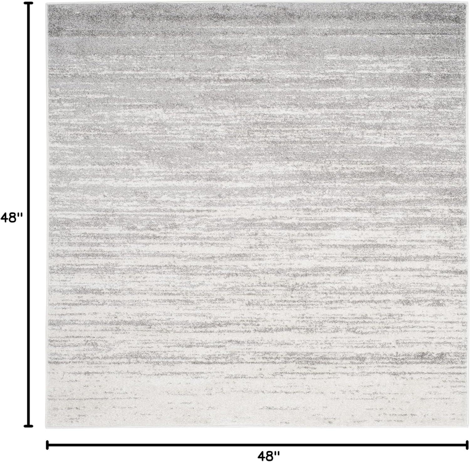 image:imageSAFAVIEH Area Rug 9x12 Adirondack Collection Large Navy amp Grey Modern Ombre Design Non Shedding amp Easy to Clean Ideal for Living Room Bedroom Office Dining Space ADR113EIvorySilver