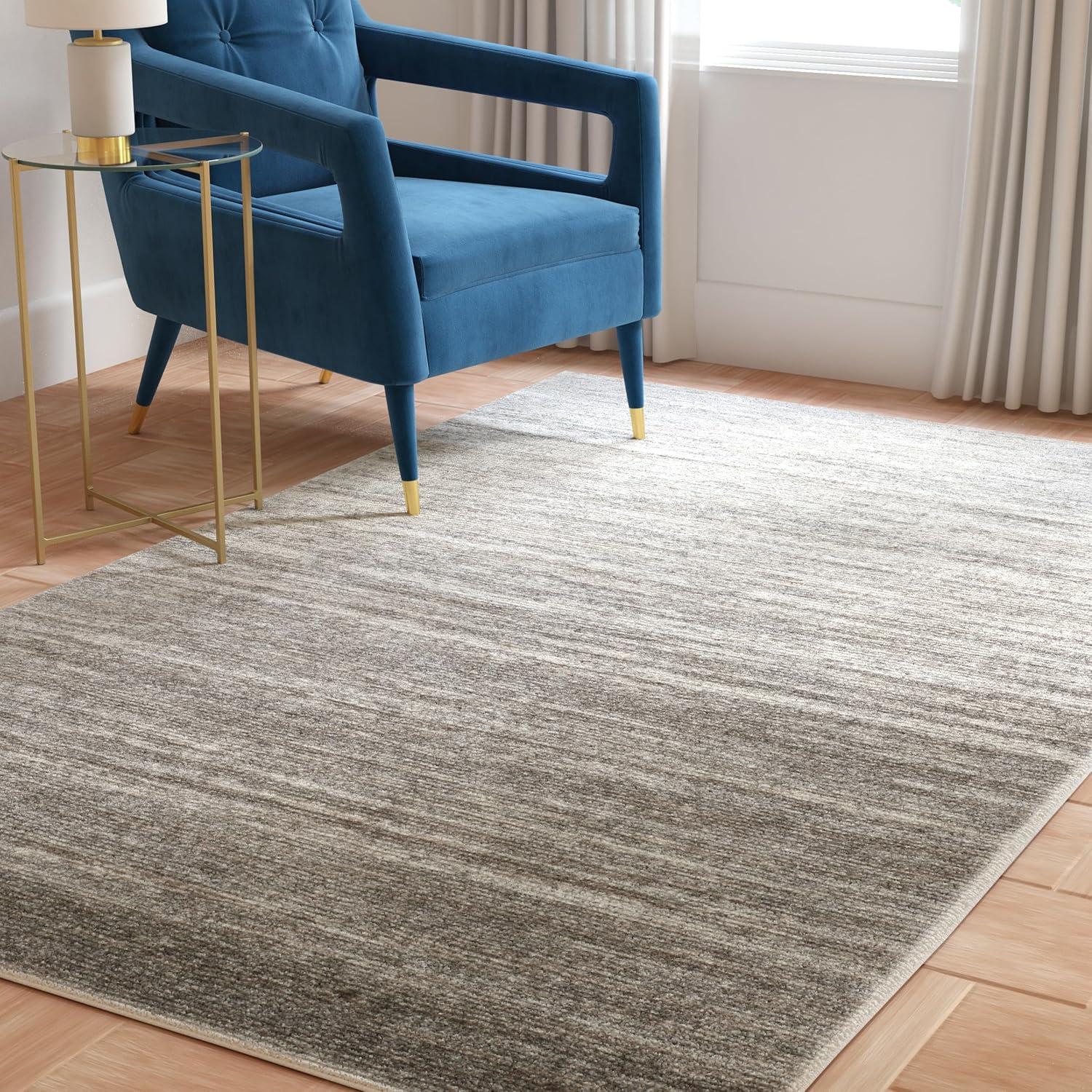 image:imageSAFAVIEH Area Rug 9x12 Adirondack Collection Large Navy amp Grey Modern Ombre Design Non Shedding amp Easy to Clean Ideal for Living Room Bedroom Office Dining Space ADR113ELight GreyGrey
