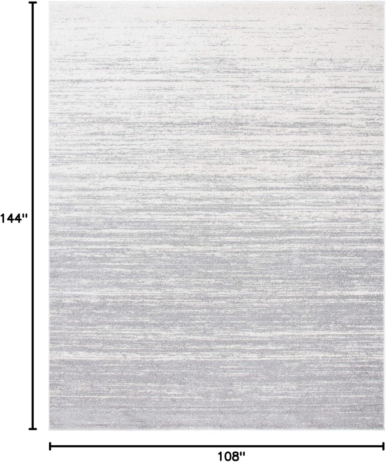 image:imageSAFAVIEH Area Rug 9x12 Adirondack Collection Large Navy amp Grey Modern Ombre Design Non Shedding amp Easy to Clean Ideal for Living Room Bedroom Office Dining Space ADR113ELight GreyGrey