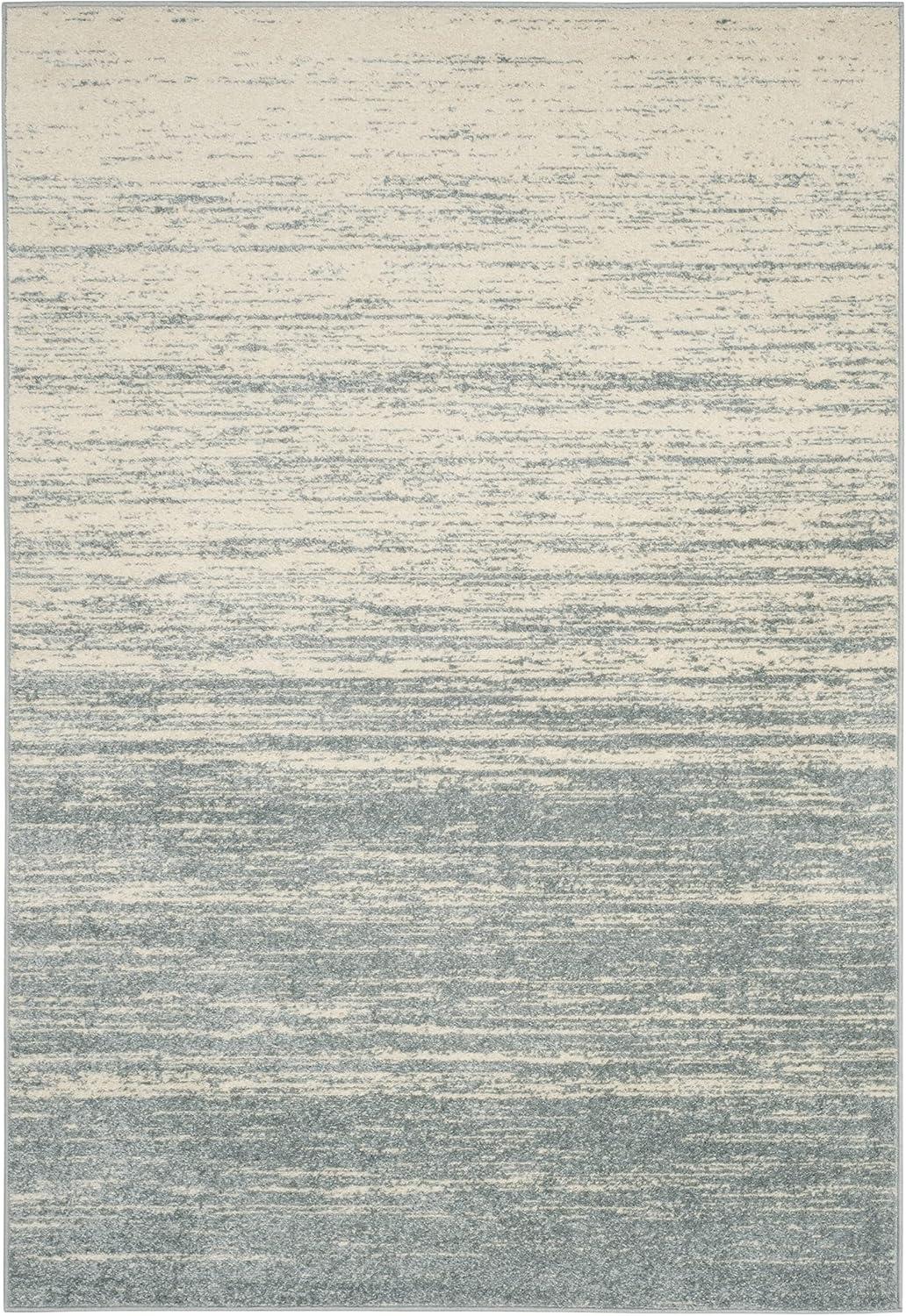 image:imageSAFAVIEH Area Rug 9x12 Adirondack Collection Large Navy amp Grey Modern Ombre Design Non Shedding amp Easy to Clean Ideal for Living Room Bedroom Office Dining Space ADR113ESlateCream