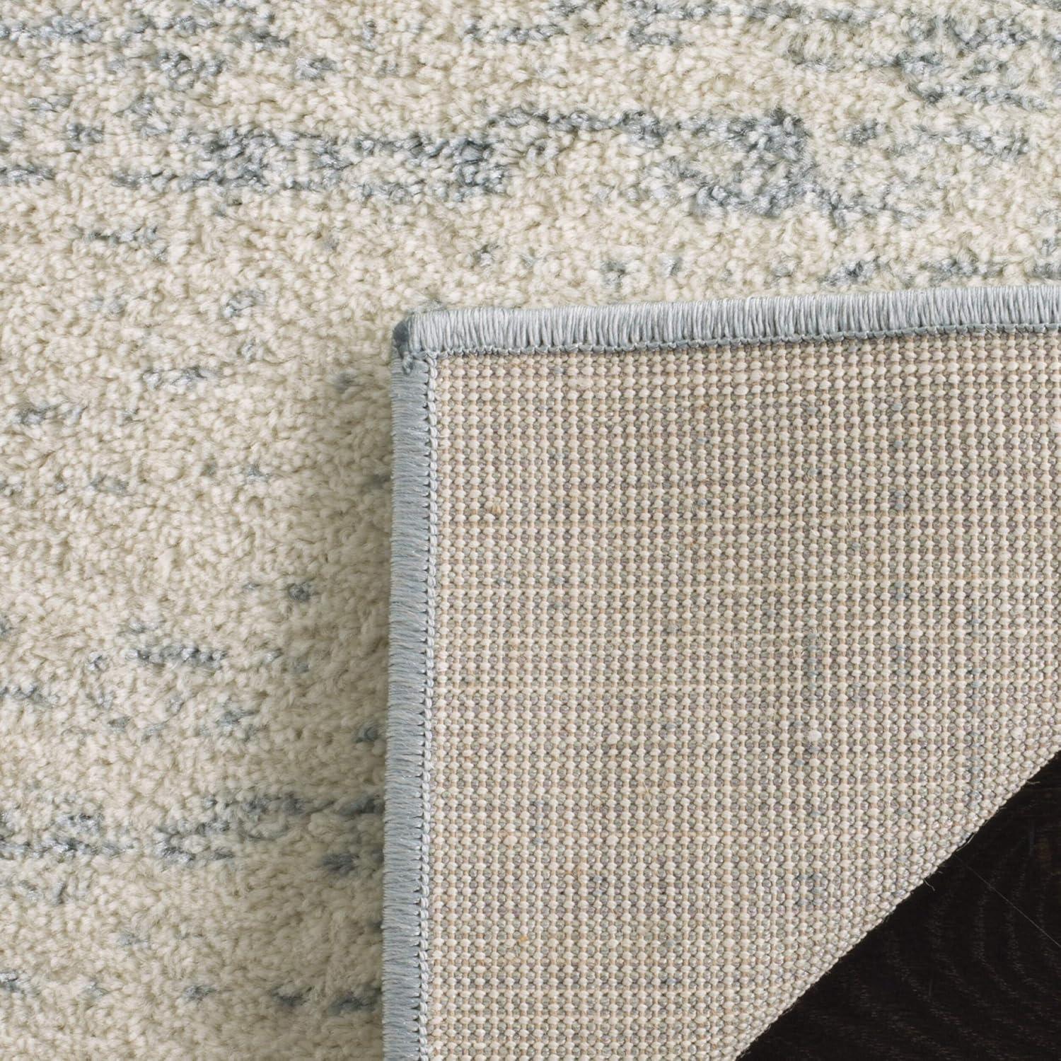 image:imageSAFAVIEH Area Rug 9x12 Adirondack Collection Large Navy amp Grey Modern Ombre Design Non Shedding amp Easy to Clean Ideal for Living Room Bedroom Office Dining Space ADR113ESlateCream