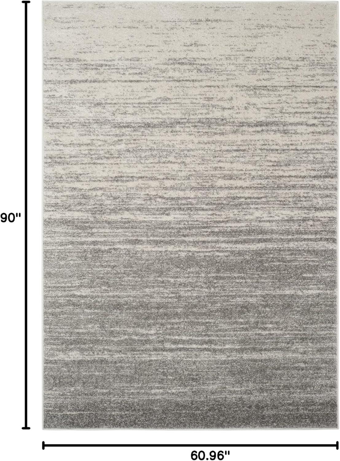 image:imageSAFAVIEH Area Rug 9x12 Adirondack Collection Large Navy amp Grey Modern Ombre Design Non Shedding amp Easy to Clean Ideal for Living Room Bedroom Office Dining Space ADR113ELight GreyGrey