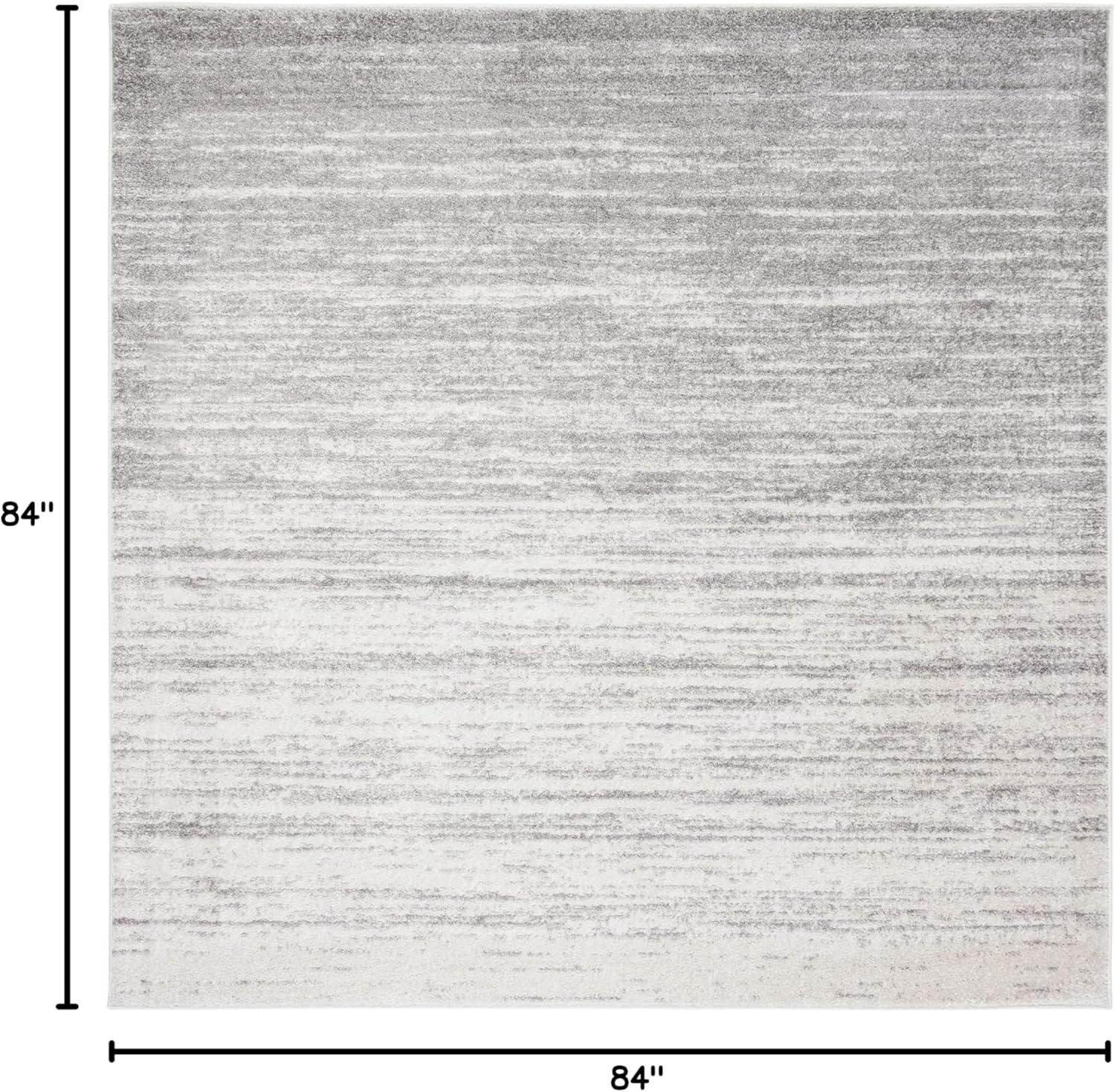 image:imageSAFAVIEH Area Rug 9x12 Adirondack Collection Large Navy amp Grey Modern Ombre Design Non Shedding amp Easy to Clean Ideal for Living Room Bedroom Office Dining Space ADR113EIvorySilver
